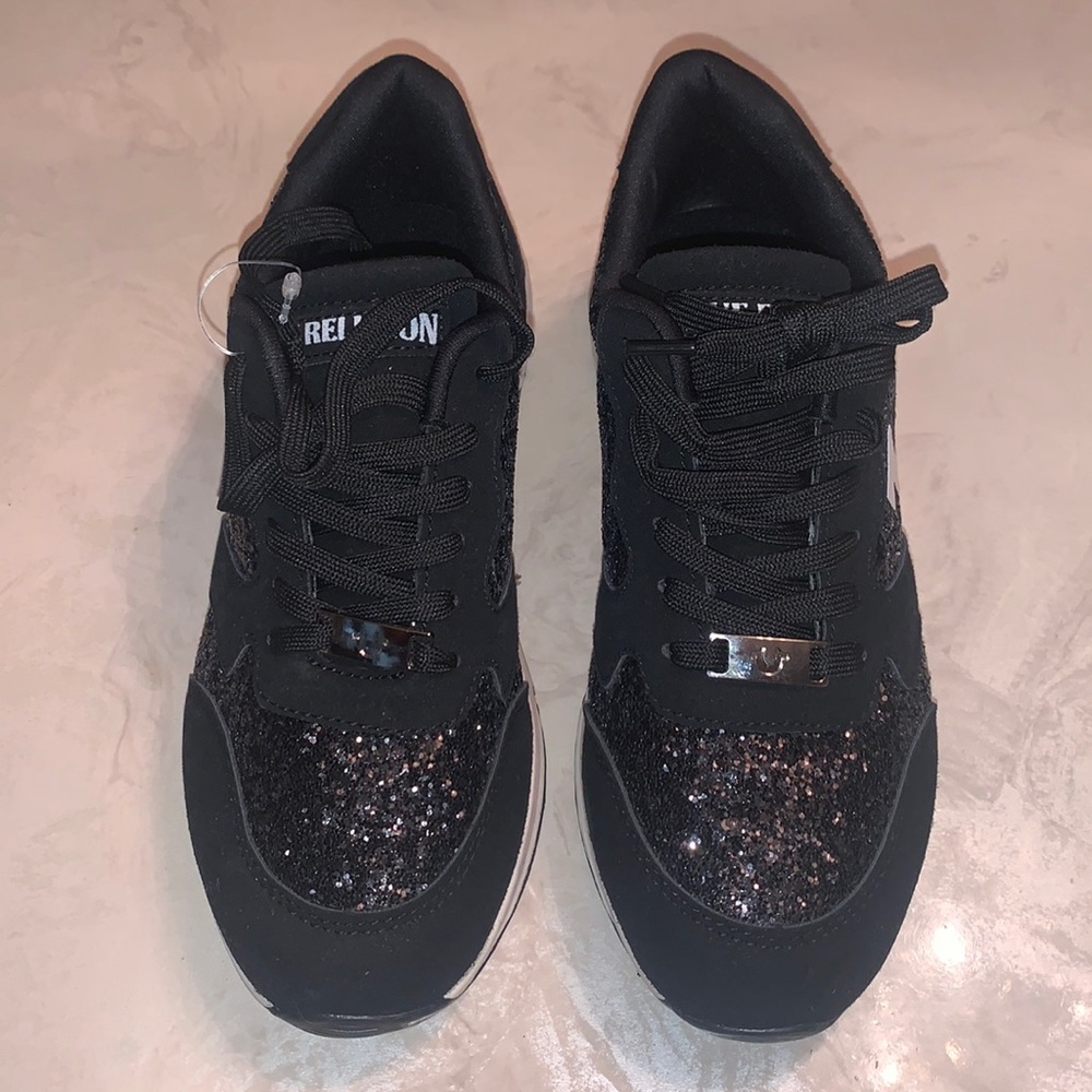 True Religion Women’s Black Glitter Sneakers